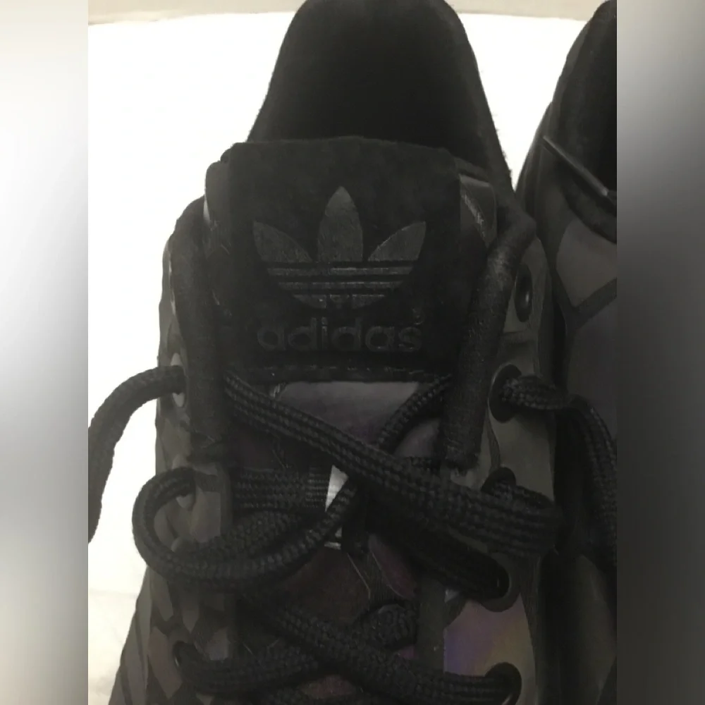 adidas Black Running Shoe Interior with Size Label